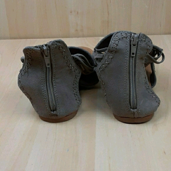 Altar'd State Leather Zip Back Sandals - Picture 3 of 8